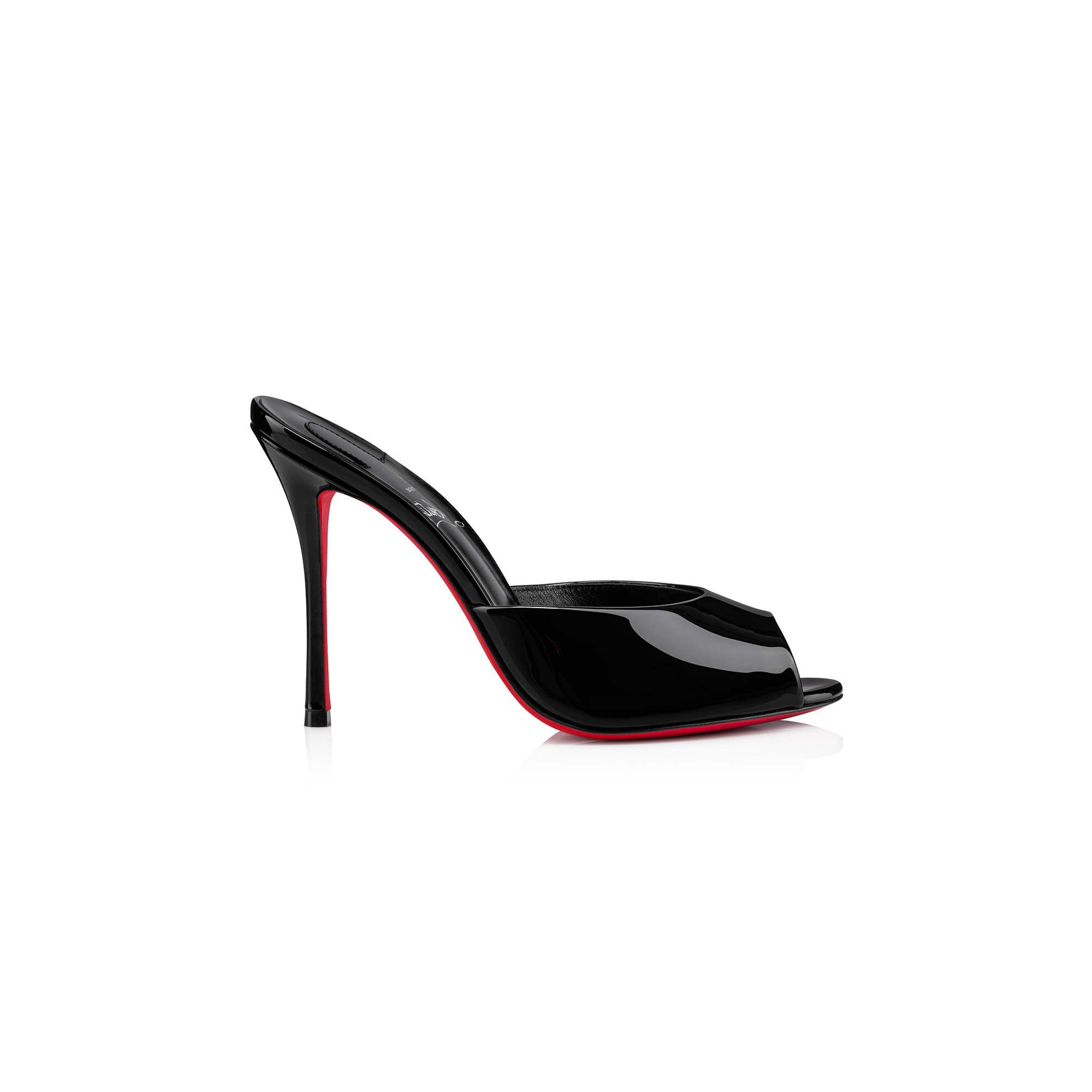 Ch**an louboutin me dolly 100 mm mules-patent calf leather-black-women 1221318b439